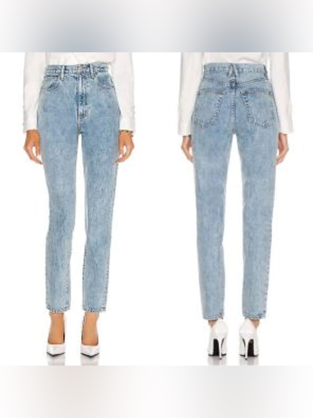 Zara women’s casual skinny light wash jeans